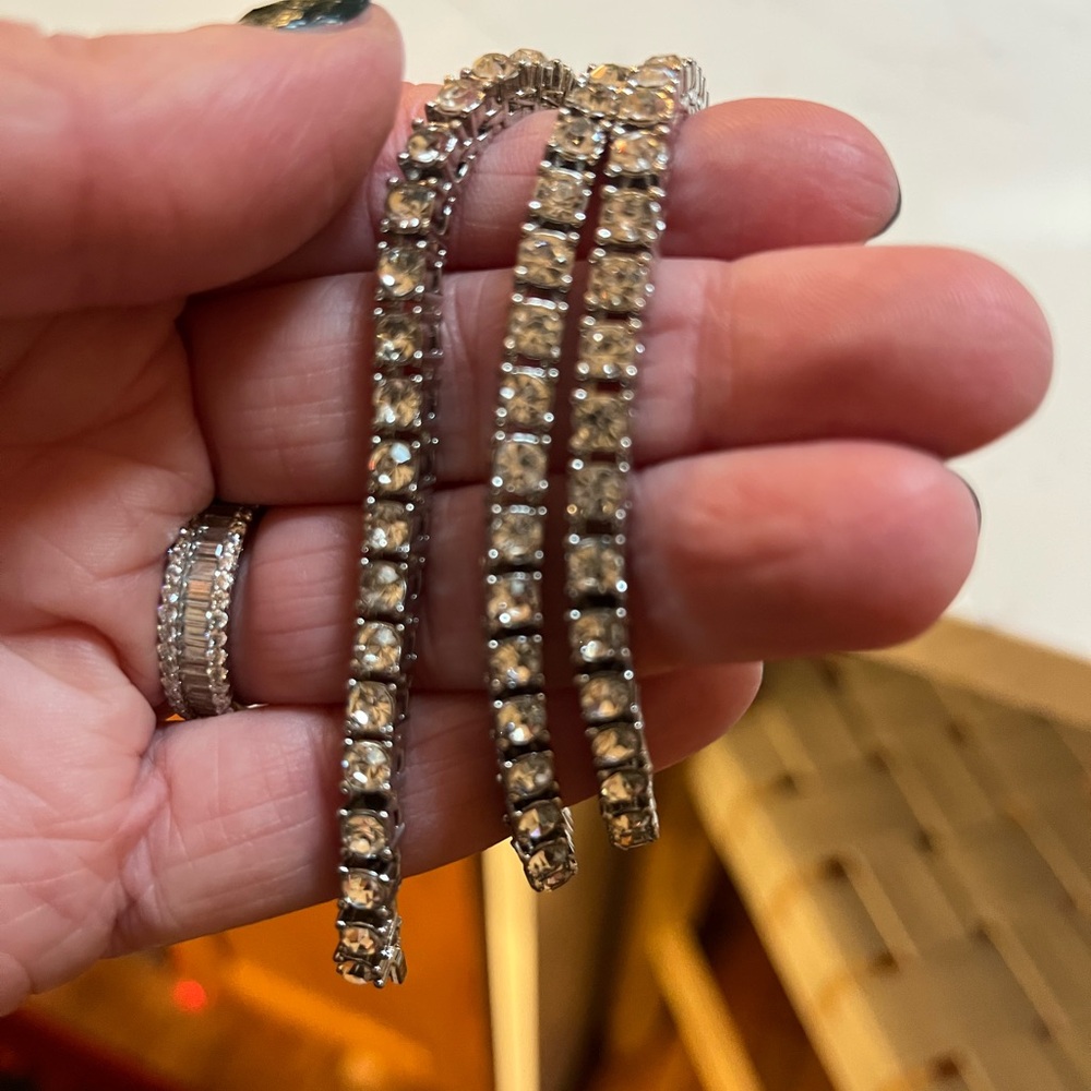 CZ Tennis necklace - Picture 3 of 3
